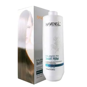 Navensi Prival Label Factory Price 3 In 1 Argan Oil Keratin Treatment Permanent Lotion Rebonding Hair Straightening Cream