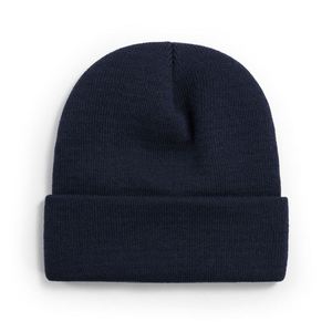 Fashionable Women Winter Knit Wholesale Custom Cheap Logo Plain Knit Beanie <b>Hats</b> With Custom Logo - Product Image 5