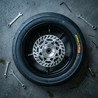 Nouvel ensemble de roues Supermoto KYZ pour Light Bee X, 17 pouces, argent, pneus routiers 70/90-17 90/80-17, haute performance, amélioration pour la route, garantie 1 an
