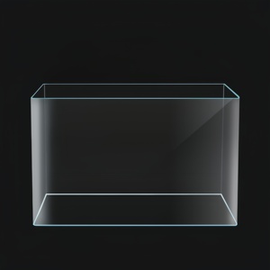 Acuario Rectangular de Silicona Ultra Transparente Jinjing con Peces Simulados Luminosos para Uso en Interiores, Tamaño Pequeño/Mediano - Product Image 6