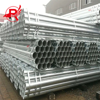 Tuyau en acier galvanisé ERW de meilleure qualité enduit de zinc 4 pouces avec une construction à expédition rapide