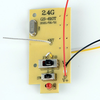 Kit PCBA de télécommande sans fil 2,4 G à 2 canaux GS-610T, émetteur et récepteur, pour voiture télécommandée marche avant/arrière
