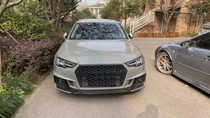 กระจังหน้า PNB คุณภาพสูง สไตล์ RS4 สำหรับ Audi A4 B9 ปี 2017-2019 รุ่น S4 RS4 แบบตาข่าย |   ABS |   ใหม่ |   รับประกัน 3 เดือน |   ติดตั้งง่าย |   รวมอยู่ด้วย - Product Image 3
