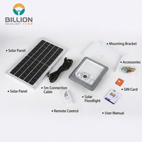 Lampu LED Tenaga Surya Luar Ruangan Terbaru, Bodi Aluminium, IP65, Remote Control, CRI Tinggi 80, 6500K Cahaya Siang, Garansi 2 Tahun