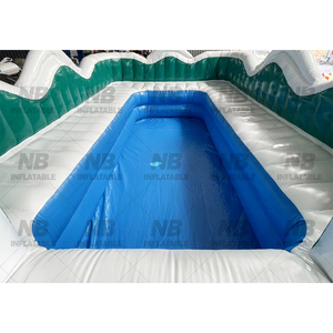 ออกแบบบาร์สระน้ำเป่าลมคุณภาพสูง ผลิตจากวัสดุ PVC ได้รับการรับรองมาตรฐาน CE พร้อมที่นั่งสำหรับ 5-10 คน สำหรับใช้งานกลางแจ้ง - Product Image 4