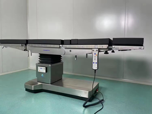 Table d'opération médicale radiolucente électrique hydraulique multifonction en acier inoxydable, durable et très résistante - Product Image 1