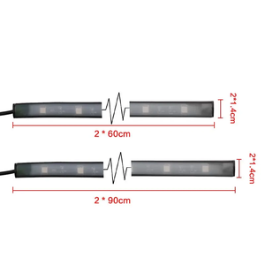 Tira de luces LED Flexible para chasis de coche, lámpara de ambiente decorativa con bajo brillo, RGB, Control remoto/aplicación, tira LED RGB - Product Image 3