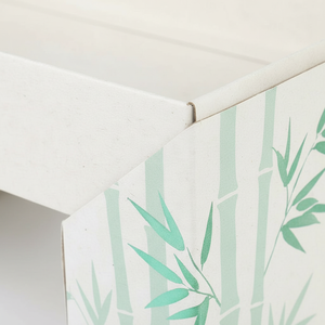 Individuelles Logo Heißgeprägt Umweltfreundliche Recycelte Materialien Gefaltete Papier-Lebensmittelverpackung Lebensmittelsichere Sushi-Verpackung Weiße Karton-Takeaway-<span class=keywords><strong>Bento</strong></span>-Box - Product Image 4
