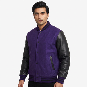 Chaqueta Varsity para Hombre con Logotipo Personalizado al Mejor Precio al por Mayor, Estilo Invernal de Moda, Corte Cómodo - Product Image 1