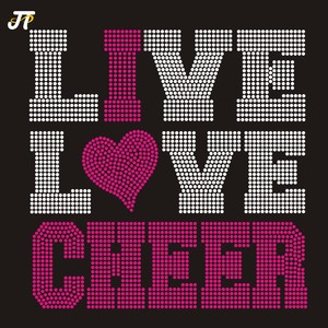 Custom Rhinestone <strong>Iron</strong> <strong>on</strong> <strong>Transfers</strong> Cheer - Gameday Custom Bra Design for Sports Apparel Decor - Product Image 5