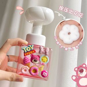 Custom Logo 250ml/450ml Empty PET Kids Shampoo &amp; Hand Wash <strong>Sanitizer</strong> Foam Dispenser with PAW Flower Stamp Design Pump <strong>Sprayer</strong> - Product Image 4