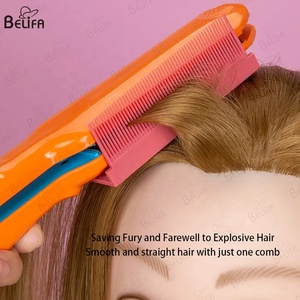 Pettine di separazione per parrucchieri personalizzato lisciante capelli in fibra di carbonio - Product Image 5