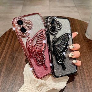 <span class=keywords><strong>เคส</strong></span>ด้านหลังลายผีเสื้อทรายดูดกากเพชรสำหรับ <span class=keywords><strong>iPhone</strong></span> 17 16 15 14 <span class=keywords><strong>13</strong></span> <span class=keywords><strong>12</strong></span> 11 <span class=keywords><strong>PRO</strong></span> <span class=keywords><strong>MAX</strong></span> 7 plus XS XR <span class=keywords><strong>เคส</strong></span> TPU แบบนิ่ม - Product Image 6