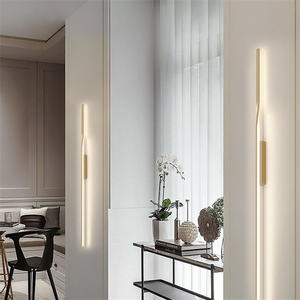 JYLIGHTINGシンプルモダンブラックゴールドLEDリニアベッドサイドアイルアイアンウォールランプウォールランプベッドルーム - Product Image 4