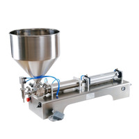 Machine de remplissage pneumatique horizontale de petite capacité, pour le remplissage de pate de type visqueux