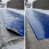 Rouleau de vinyle PVC auto-adhésif, résistant aux basses températures (-30°C), haute adhérence, brillant ou mat, imperméable, résistant aux UV, 140 g/m², matériau OEM