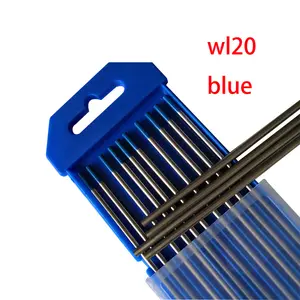 Assortiti dimensione 10 pack tig wl20 blu saldatura elettrodo di tungsteno