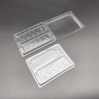 Boîte d'emballage en plastique thermoformé en gros pour plateau de RAM DDR4 DDR5 PC4 PC5 DIMM double double paire double dissipateur thermique pour ordinateur de bureau