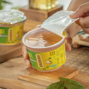 Double Coins Poire Loquat Pudding Saveur Sucrée Alimentaire Snack <span class=keywords><strong>Chinois</strong></span> 200g/Bol <span class=keywords><strong>Gelée</strong></span> de Fruits Prix Fabricant - Product Image 2