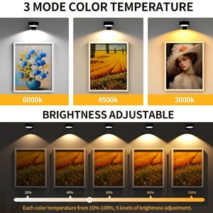 Smart LED Magnetic <b>Wall</b> Washer Lamps Modern Decor Night <b>Light</b> with <b>Remote</b> <b>Control</b> for Art Display Lighting - Product Image 3