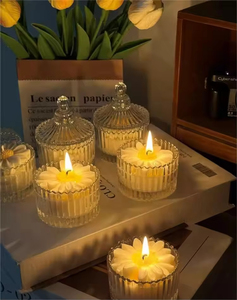 Daisy Candle Luxury Scented Birthday Gift Box Home Bedroom Novelty Soybean Wax Low Temperature Cute Design - Product Image 3