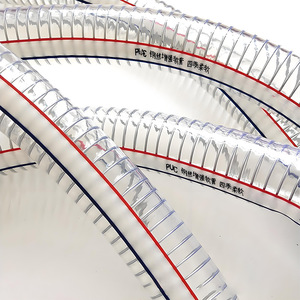 Pvc Steel Wire Hose Spiral Reinforced High Temperature Resistant For Water Oil Powder Transfer - Product Image 2