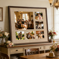 Cadre photo numérique USB magnétique réglable haute définition avec téléchargement depuis l'ordinateur, affichage vidéo intelligent pour la maison