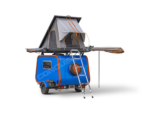 Carpa de Techo Ligera Tipo Lágrima, <span class=keywords><strong>Precio</strong></span> de Fábrica, Fácil de Remolcar, Capacidad para 2-3 Personas, Ideal para Campamentos al Aire Libre - Product Image 4