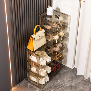 Boîtes de rangement pour <span class=keywords><strong>chaussures</strong></span> multicouches créatives, type tiroir, à ouverture frontale, organisateur de rangement pour <span class=keywords><strong>chaussures</strong></span>, conteneur pour baskets pour <span class=keywords><strong>femmes</strong></span> - Product Image 2