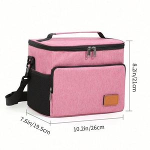 Custom Large Capacity Oxford <b>Backpack</b> with Ice Pack Logo Waterproof & Portable for Outdoor Use Thick Aluminum Foil Insulation - Product Image 4