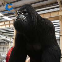 JN-Z23JL13 2023 Modèles de gorilles animaux géants étonnants, le gorille animatronique le plus réaliste à vendre