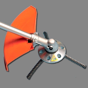 Cabezales DE CORTADOR de trenza de hierbas salvajes, bricolaje, Industrial, de 8 pulgadas, cortador de césped de alambre de acero para Ecob Rush <span class=keywords><strong>OKB</strong></span> UFO personalizable OEM - Product Image 5