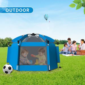 Prodigio UF002 6 lati box portatile e pieghevole con noi o certificati Standard europei pop up playhouse pop up Playpen - Product Image 3
