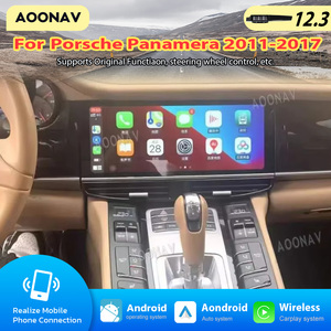 Autoradio Android 12.3 pouces pour Porsche Panamera 2010-2017 lecteur vidéo multimédia Navigation GPS sans fil Carplay RHD et LHD - Product Image 3