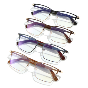 2025 מכירה חמה מסגרות אופטיות לגברים מקדשים מעץ מסגרות זכוכית - Product Image 4