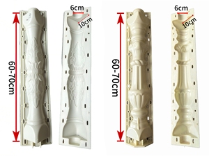 Trong nhà và ngoài trời đúc sẵn nhựa bê tông xi măng ban công lan can bình cột khuôn, lan can và Roman cột khuôn - Product Image 2