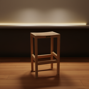 Sgabello da bar senza schienale Anderson Montego D0100XUGY9T Mobili da bar moderni e contemporanei in legno per la casa - Product Image 2