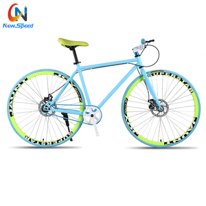Bicicleta <span class=keywords><strong>Fixie</strong></span> de Piñón Fijo Más Vendida, Bicicleta <span class=keywords><strong>Urbana</strong></span> <span class=keywords><strong>Fixie</strong></span> de Ciudad, Bicicleta de Carretera <span class=keywords><strong>Urbana</strong></span>, Amarilla - Product Image 4