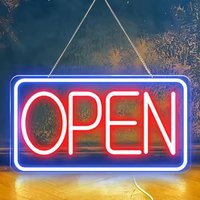 Panneau ouvert LED coloré personnalisé Neon Light Flex Signage IP65 Acrylique Caractère lumineux pour l'extérieur