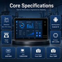 Tablette robuste IP68, processeur octa-core 2,2 GHz, 8 Go de RAM, 128 Go de ROM, réseau 4G LTE, batterie 10000 mAh, pour le travail sur le terrain