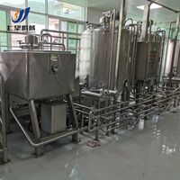 Ligne automatique à boire et à yaourt à petite échelle 1000 L/H avec cuves de fermentation de A à Z