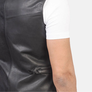 New Best Design Fashionable Polyester/Cotton Casual Winter <b>Vest</b> <b>Men</b> High Quality Sleeveless Outerwear Windproof Button - Product Image 5