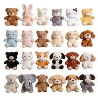 Pendentif en peluche super doux en forme d'animal avec rembourrage en coton PP, personnalisable ODM, directement de l'usine