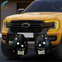 Nouvelles cartes de Module LED DRL jaune 12V pour Ford Ranger Matrix 2024 2025 phare avant feux diurnes accessoires Auto de voiture