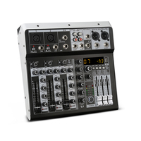RP-4 Table de Mixage Audio Professionnelle 4 Canaux Bonne Qualité Contrôleur DJ Professionnel Console Audio Fournisseur Chinois