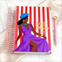 Carnet de notes/journal/agenda hebdomadaire personnalisé avec couverture en papier à spirale, impression sur mesure, 18,6x12,8 cm, idéal comme cadeau