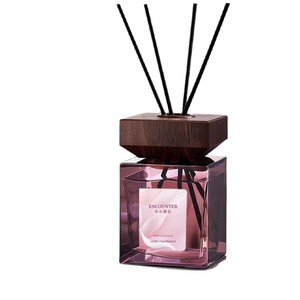 Encounter Reed <b>Diffuser</b> 100Ml Glass Home Fragrance Aromatherapy Rectangular Shape Odor Elimination - Product Image 1