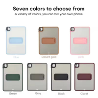 Étui Heybingo TPU antichoc mat translucide avec béquille pour iPad Pro 11 pouces 2024
