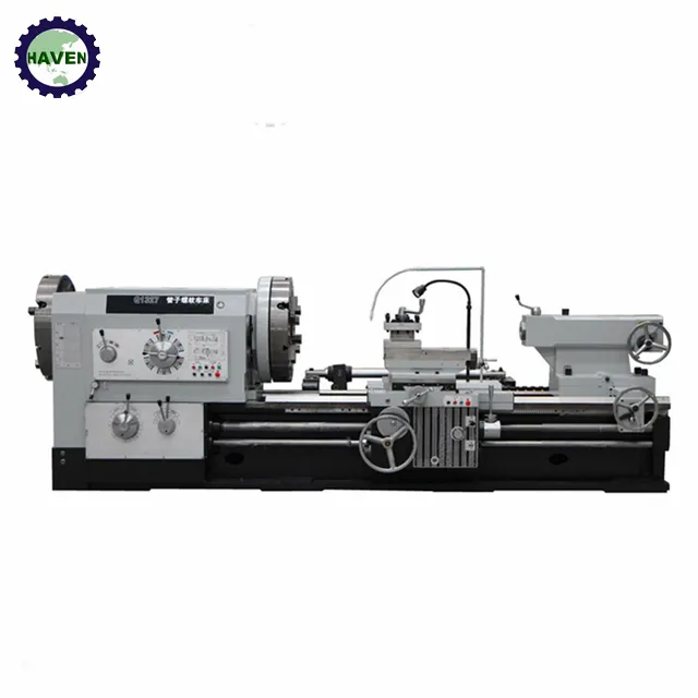Máquina de corte universal de fio de tubos q1327/3000, máquina de corte de rosca horizontal