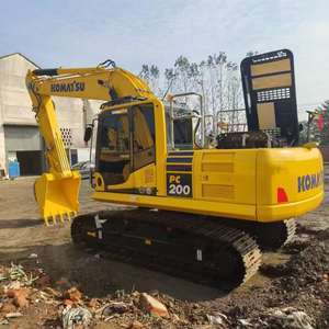 Good Supplier Model Komatsu PC200 Hydraulic Crawler Excavator With Strong Working Power and Stability for Sale - Product Image 4